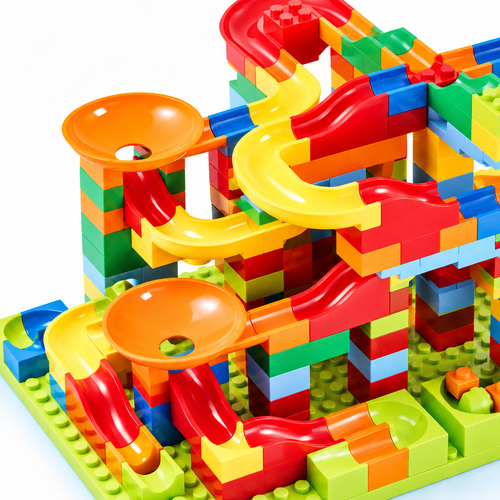 Build & Roll Marble Run