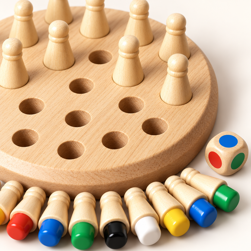 Wooden Memory Match