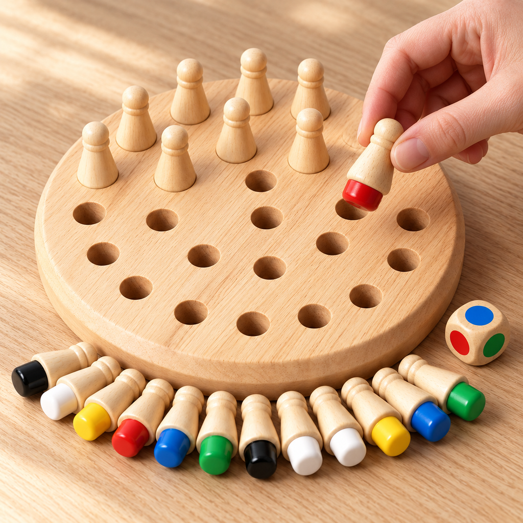 Wooden Memory Match